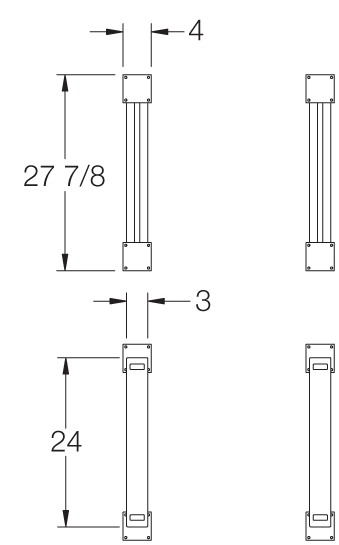 Technical drawing of the product Burton - 50557-CO