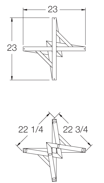 Technical drawing of the product Dirk - 50634-CO