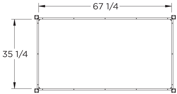 Technical drawing of the product Bennington - 50660-CO